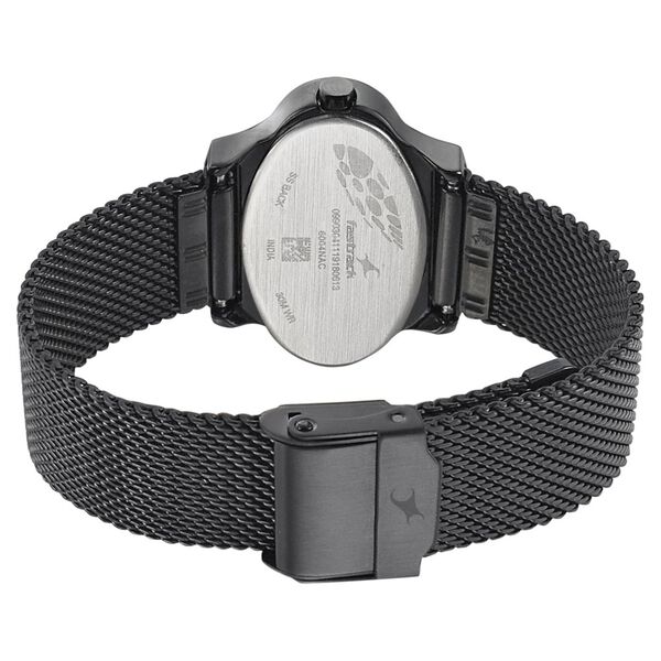 Fastrack Hitlist Quartz Analog Blue Dial Stainless Steel Strap Watch for Girls - image number 4