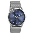 Sonata Quartz Analog Blue Dial Silver Stainless Steel Strap Watch For Men - image number 2