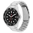 Tommy Hilfiger Quartz Analog Black Dial Silver Stainless Steel Strap Watch For Men - image number 1