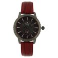 Titan Quartz Analog Solar Black Dial Leather Strap Watch for Women