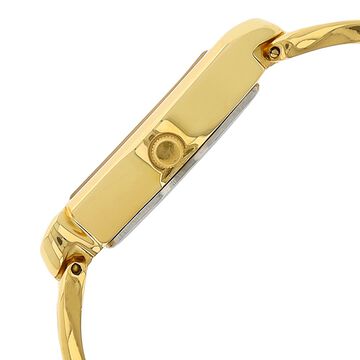 Sonata Quartz Analog Champagne Dial Metal Strap Watch for Women