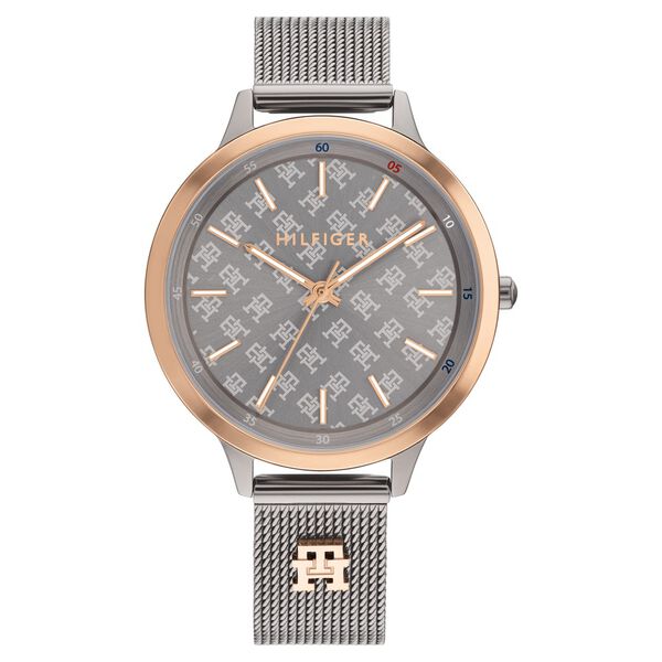 Tommy Hilfiger Grey Dial Grey Stainless Steel Strap Watch for Women - image number 0