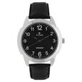 Titan Quartz Analog Black Dial Leather Strap Watch for Men - image number 0