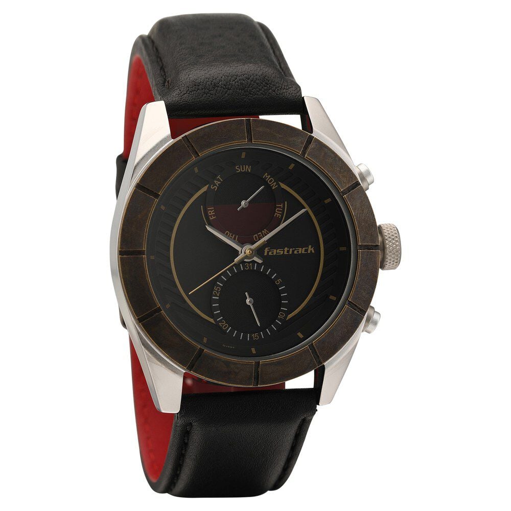 Fastrack watch black colour price online