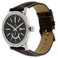 Titan Quartz Analog with Date Brown Dial Leather Strap Watch for Men - image number 1