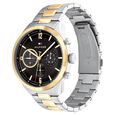 Tommy Hilfiger Black Dial Stainless Steel Strap Watch for Men - image number 1