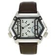Fastrack Quartz Analog White Dial Leather Strap Watch for Guys - image number 0
