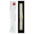 20 mm White & Golden Ceramic & Metal Strap for Men - image number 4