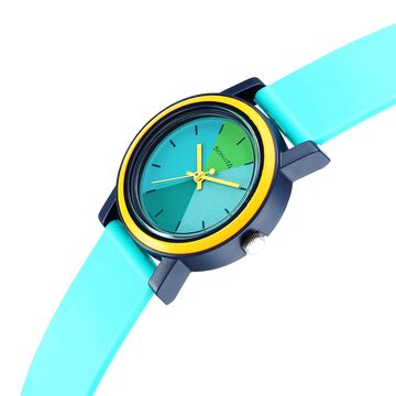 Sonata Splash Green Dial Women Watch With Plastic Strap