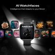 Fastrack Noir Rizz Women Smartwatch with 1.72" inch HD Display, Womens Health, Functional Crown, BT Calling, SpO2, Additional Silicone Strap - image number 3