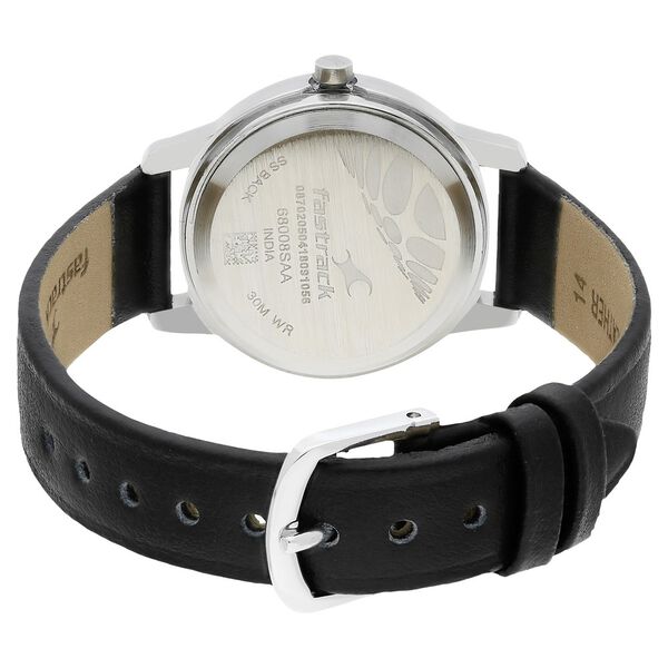 Analog Watch 68008saa Fastrack Fundamentals Quartz Analog Black
