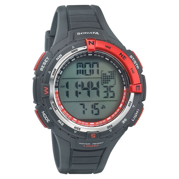 SF Digital Dial Plastic Strap Watch for Men - image number 0
