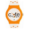 Fastrack Quartz Analog White Dial Silicone Strap Watch for Unisex