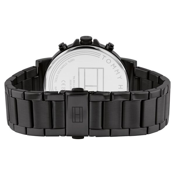 Tommy Hilfiger Multifunction Black Stainless Steel Strap for Men - image number 2