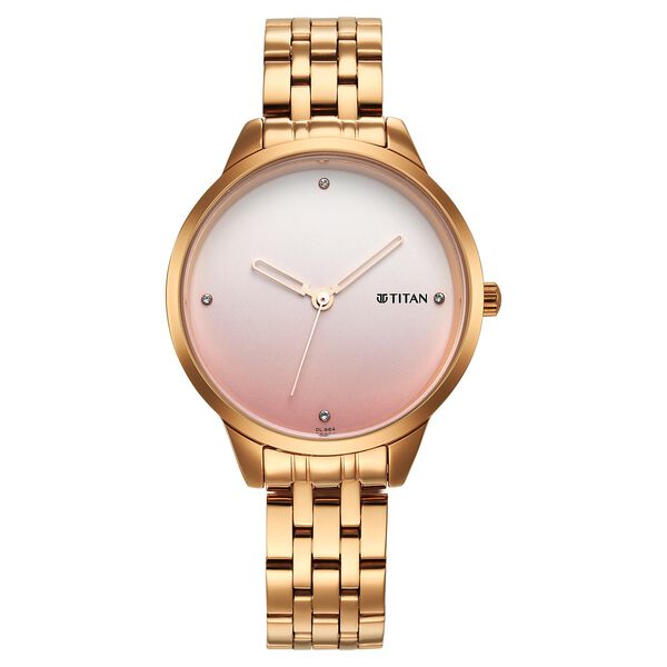 Titan Pastel Dreams Purple Dial Analog Metal Strap watch for Women - image number 0