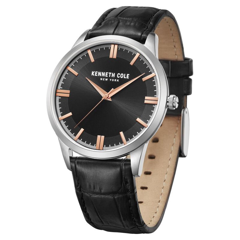 Kenneth Cole Analog Black Dial Watch for Men - image number 1
