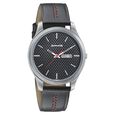 Sonata Nxt Quartz Analog Black Dial Leather Strap Watch for Men