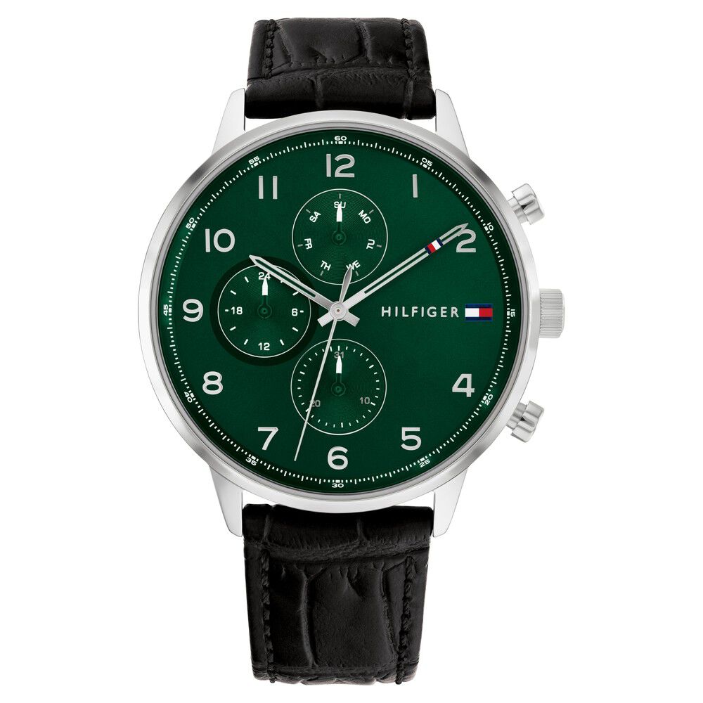 Buy Online Tommy Hilfiger Men Green Dial Analog Watch th1791985
