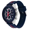 Tommy Hilfiger Quartz Multifunction Blue dial Silicone Strap Watch for Men - image number 1
