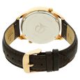 Titan Globe Trotter Anthracite Dial Dual Time Leather Strap watch for Men - image number 3