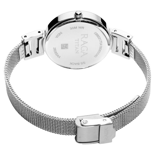 Titan Raga Viva Blue Dial Women Watch With Metal Strap - image number 3