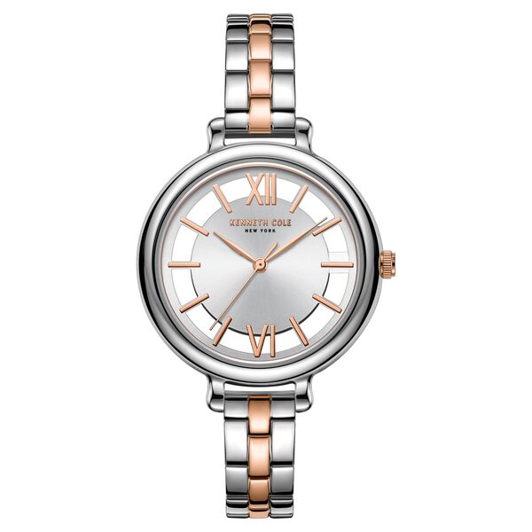 Kenneth Cole Quartz Analog Silver Dial Stainless Steel Strap Watch for Women - image number 0