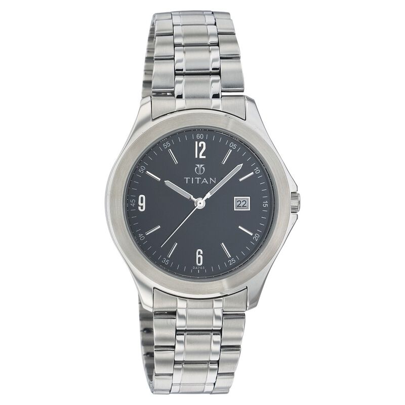 Titan Quartz Analog with Date White Dial Watch for Men