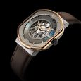 Titan Techno Beats Anthracite Dial Automatic Leather Strap watch for Men - image number 2