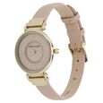 Anne Klein Quartz Analog Beige Dial Leather Strap Watch for Women - image number 1