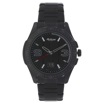 Titan Anthracite Analog with Date Metal Strap watch for Men