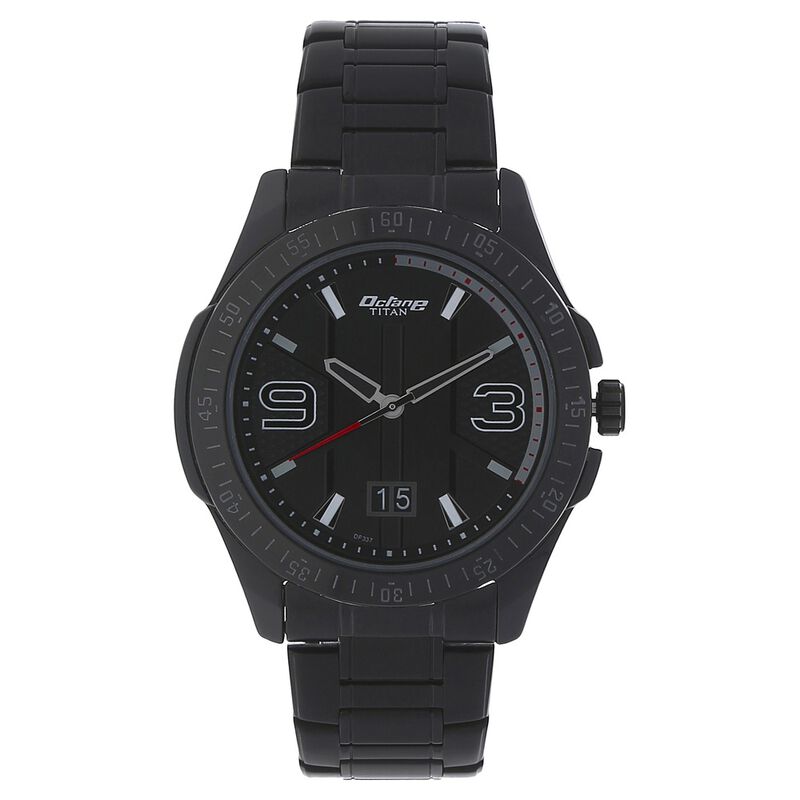 Titan Anthracite Analog with Date Metal Strap watch for Men - image number 0