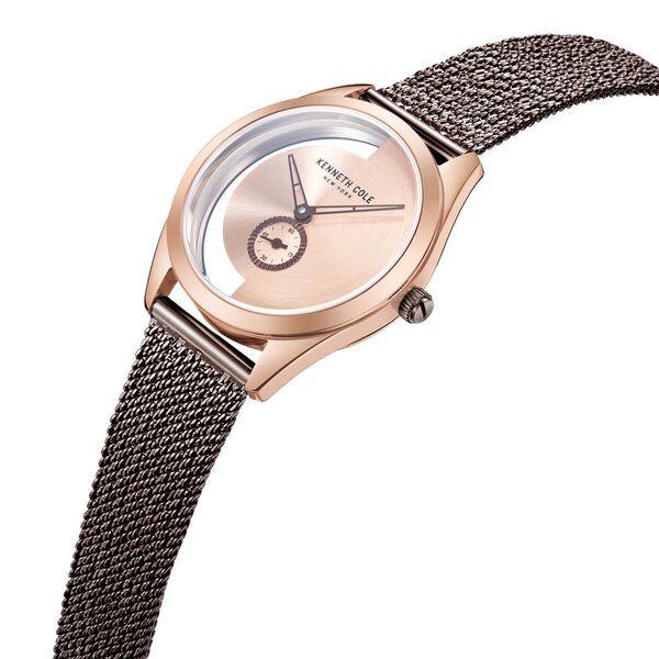 Kenneth Cole Quartz Analog Rose Gold Dial Stainless Steel Strap Watch for Women - image number 3