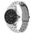 Titan Quartz Analog with Date Black Dial Stainless Steel Strap Watch for Men - image number 1