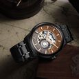 Titan Automatic Black Dial Stainless Steel Strap Watch for Men - image number 0