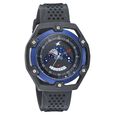 Fastrack Space Rover Quartz Analog Moonphase White Dial Leather Strap Watch for Guys