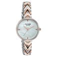Poze By Sonata Quartz Analog Mother of Pearl Dial Two Toned Metal Strap Watch For Women - image number 2