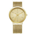 Fastrack Vyb Flare Quartz Analog Silver Dial Metal Strap Watch for Girls