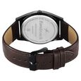 Fastrack Gelato Black leather strap watch with Chocolate dial for Guys - image number 5