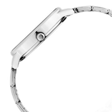 Titan Women's Precision Simplicity Watch: Blue Gradient Dial with Metal Strap
