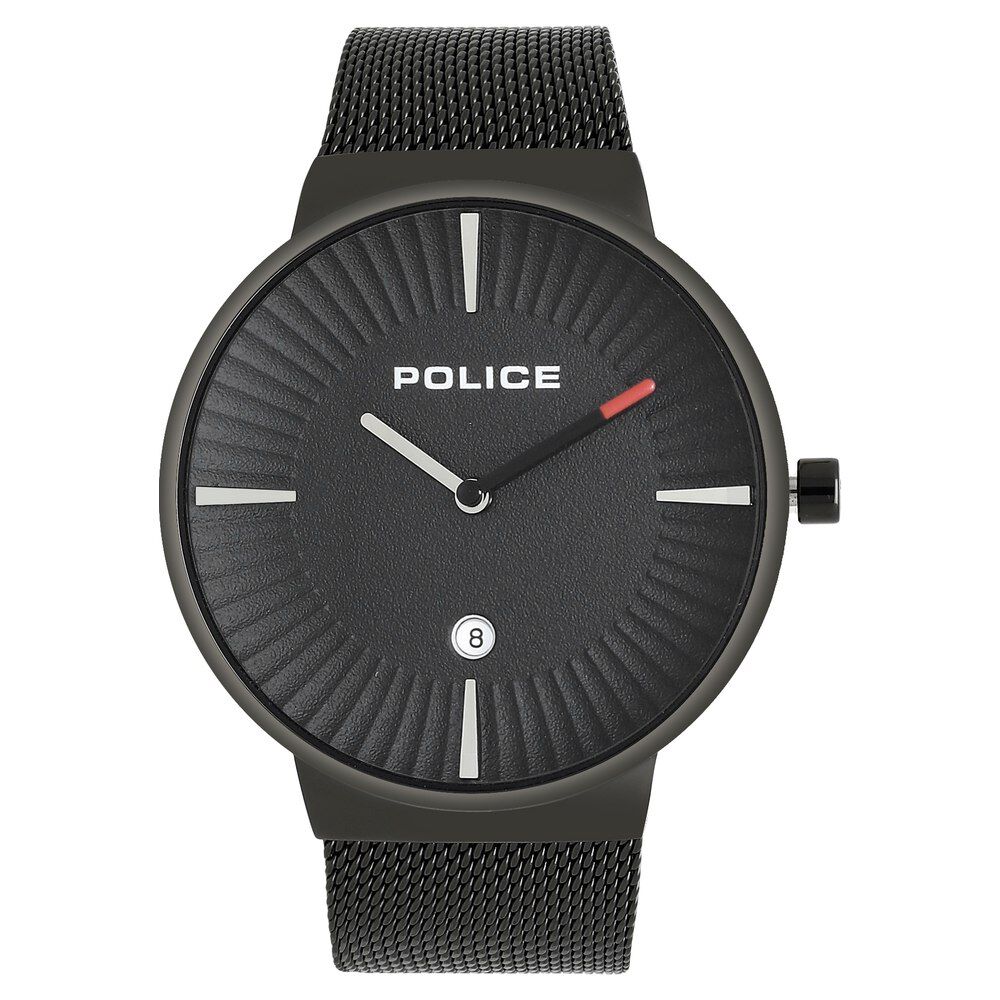 Buy Online Police Quartz Analog Black Dial Metal Strap Watch for Men ncpl15436jsb02mmw Titan