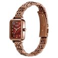 Sonata Poze Quartz Analog Mother Of Pearl Dial Brown Metal Strap Watch For Women - image number 4