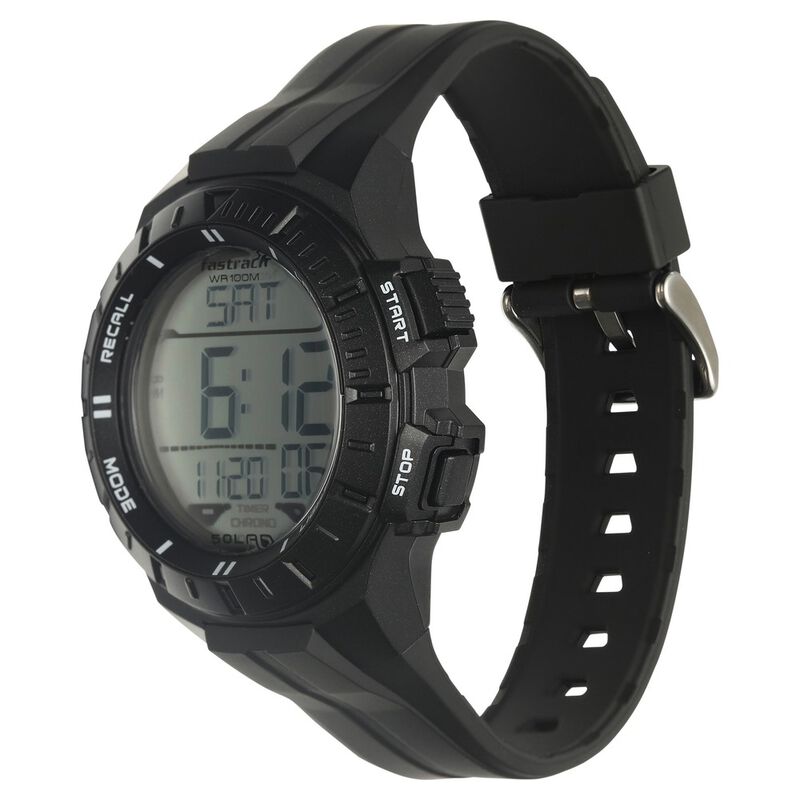 Buy Online Fastrack Streetwear Digital Dial PU Strap Watch for Guys -  nr38067pp03 | Titan