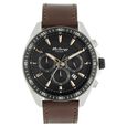 Titan Octane Black Dial Chronograph Leather Strap watch for Men - image number 0