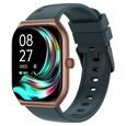 Titan Smart Watch with 4.97 CM Super AMOLED Display | 410 x 502 Pixel Resolution | AI Voice Assistant | Multiple Menu Styles With Teal Strap - image number 2