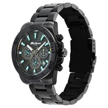 Octane Fashion Accendo Chronograph with Knurled Bezel & Lume Hands for Men