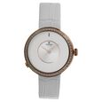 Titan We Silver Dial Women Watch With Leather Strap