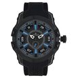 Titan Solar Powered Black Dial Quartz Stainless Steel Strap Watch for Men