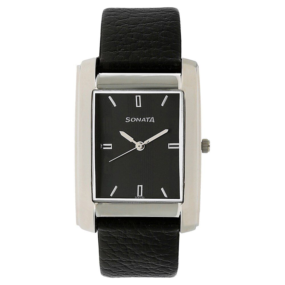 Sonata rectangular dial watches outlet