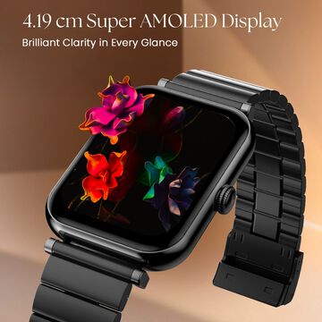 Fastrack Noir Charm Women Smartwatch 1.65" inch AMOLED Display, Sleek Design, AI Watchface & AI Chat,Functional Crown