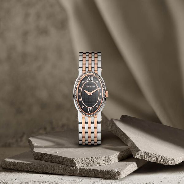 Cerruti 1881 Quartz Analog Grey Dial Stainless Steel Strap Watch for Women - image number 2